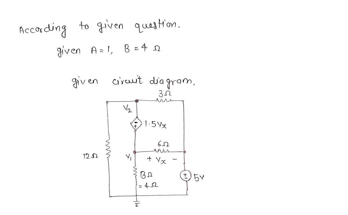 Electrical Engineering homework question answer, step 1, image 1